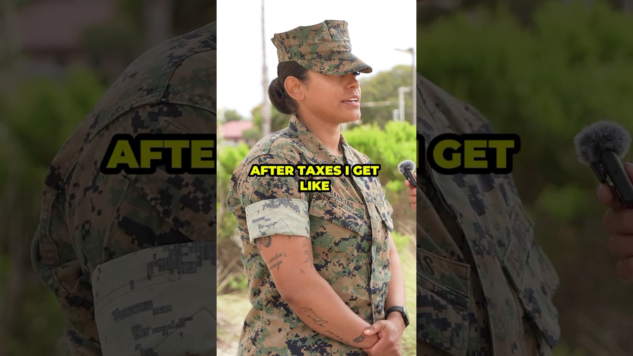 How much a Corporal in the Marine Corps gets paid after serving in the Army! 🤯