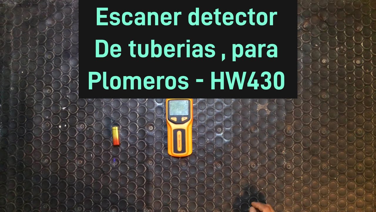 Escáner detector de tuberías, para plomeros -HW430