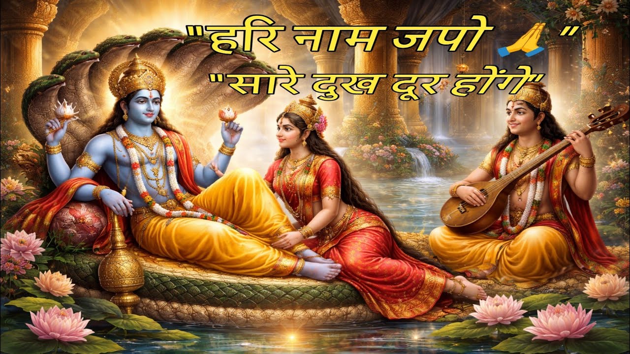 Nonstop Vishnu Mantra 1 Hour | ॐ नमो भगवते वासुदेवाय | शांति और सुख देने वाला विष्णु मंत्र