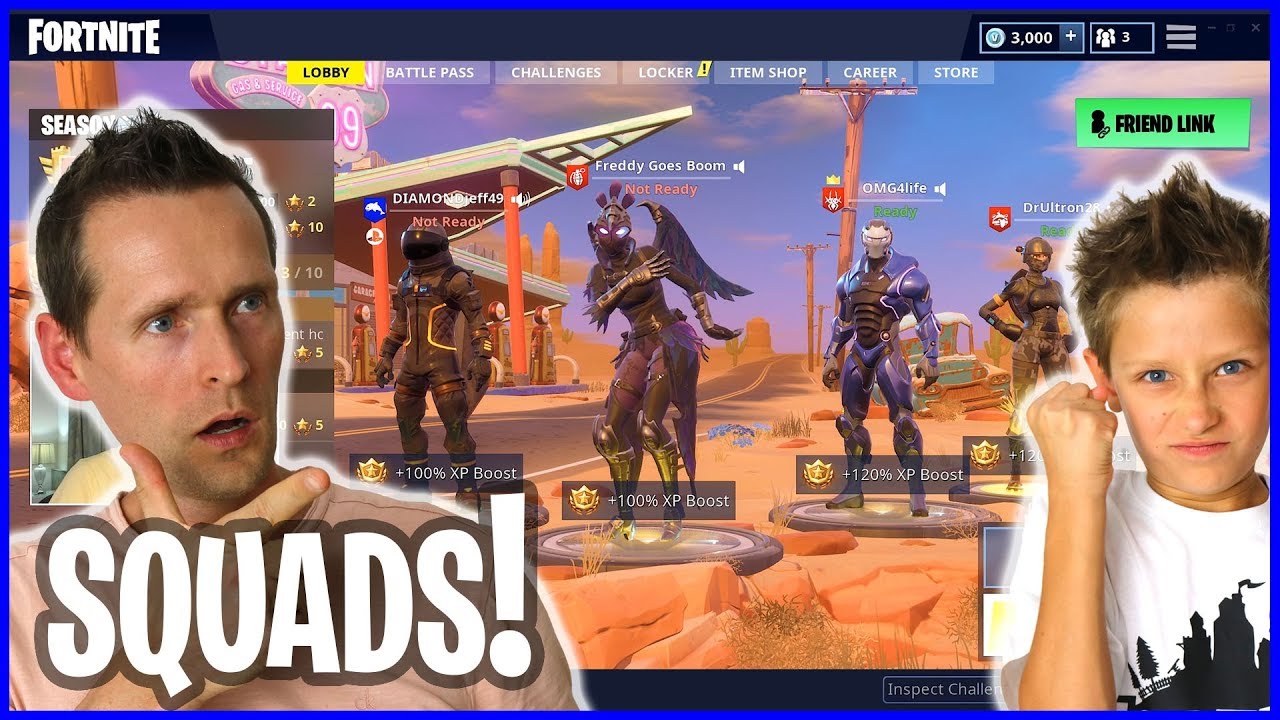 Playing SQUADS with Ronald and Friends