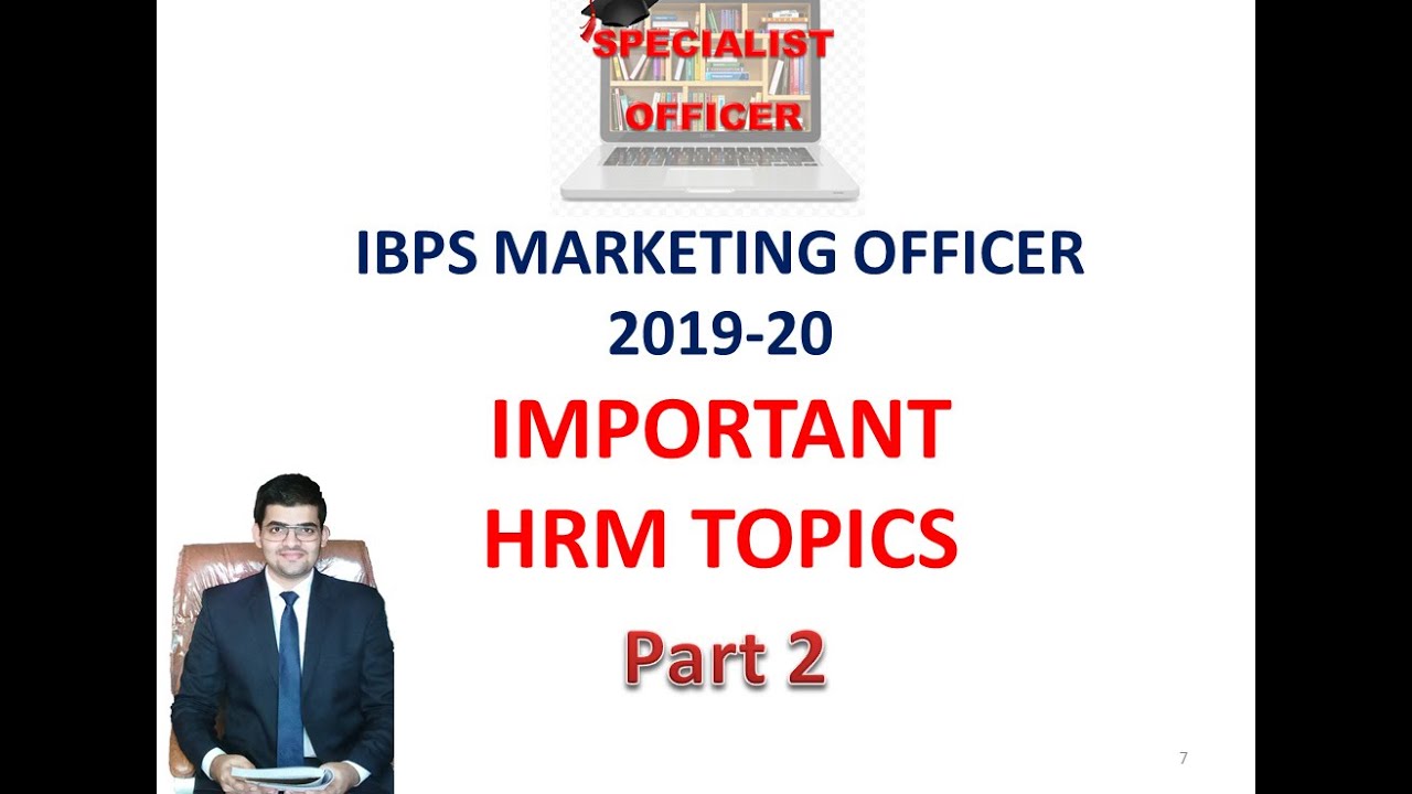 IBPS  SO Marketing Officer Preparation  2019