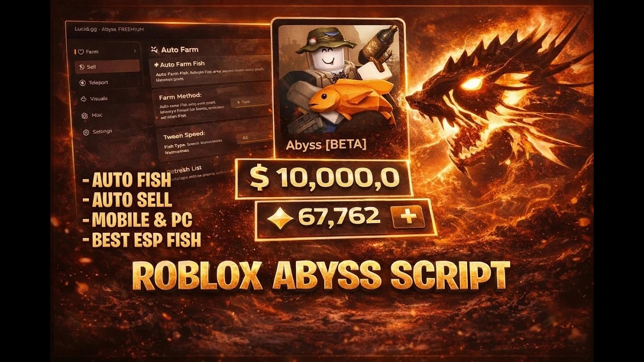 BEST Abyss SCRIPT - AUTOFARM, ESP, etc | OP Script - Lucid.gg