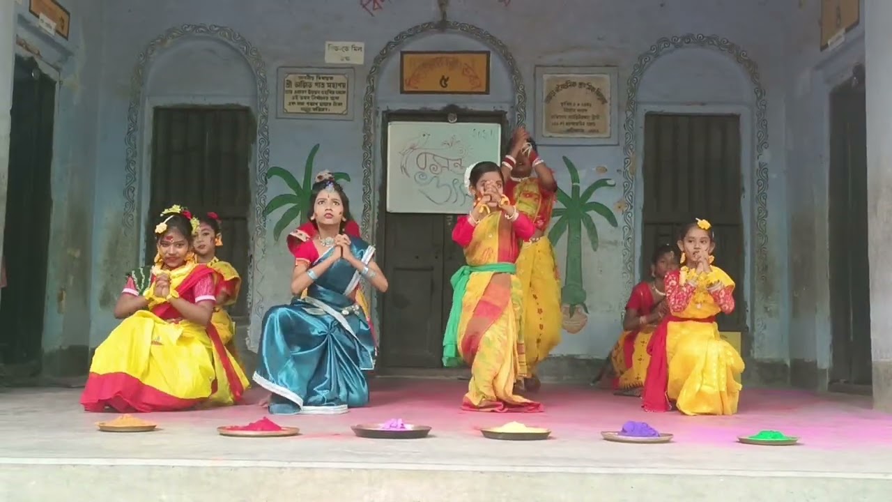 বসন্ত উৎসব | Bosonto Eshe Gechhe | Dance | Class 4