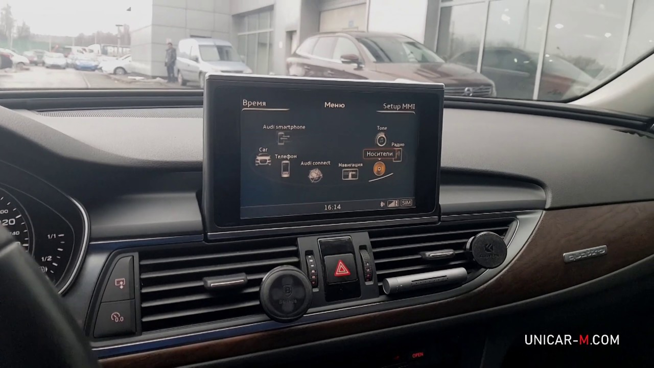 Audi A6 MMI3G-4G-4G+  и моноблок с ОС Андроид 8.0.1 (2012-2016)