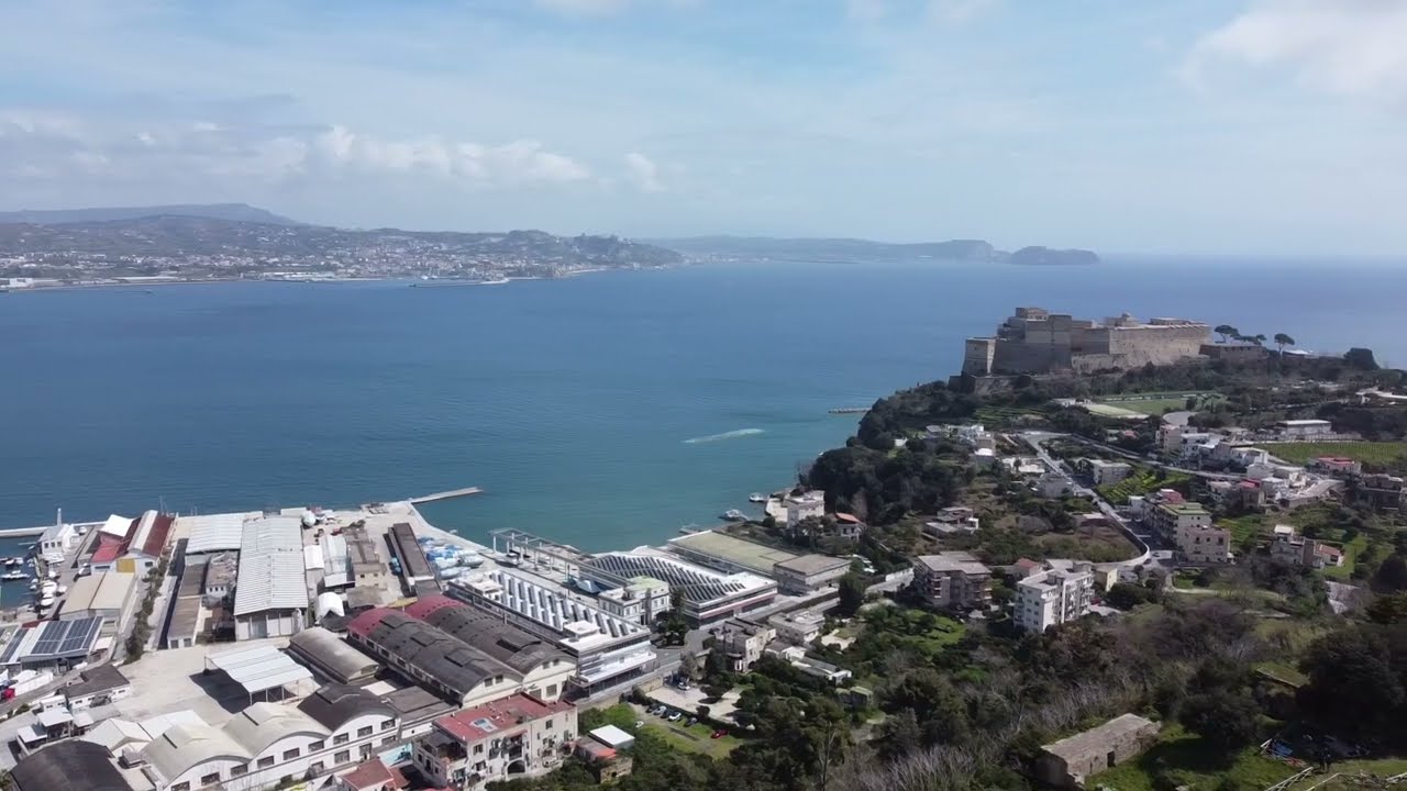 Bacoli parco, Campi Felgrei Castello Baia e panorama drone DJI 0260