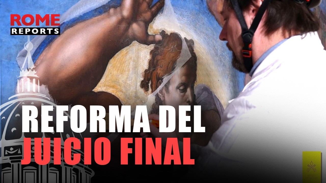 Así están limpiando el 'Juicio Final' de Miguel Ángel polvo, sal y humedad