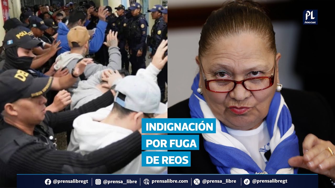 Consuelo Porras y diputados reaccionan a la fuga de 20 reos del Barrio 18 en Fraijanes II