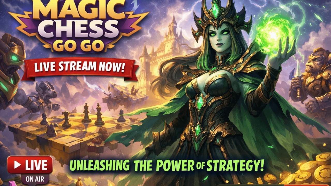 Magic Chess Go Go: Unleashing the Power of Strategy | Live Stream Now!♟️✨