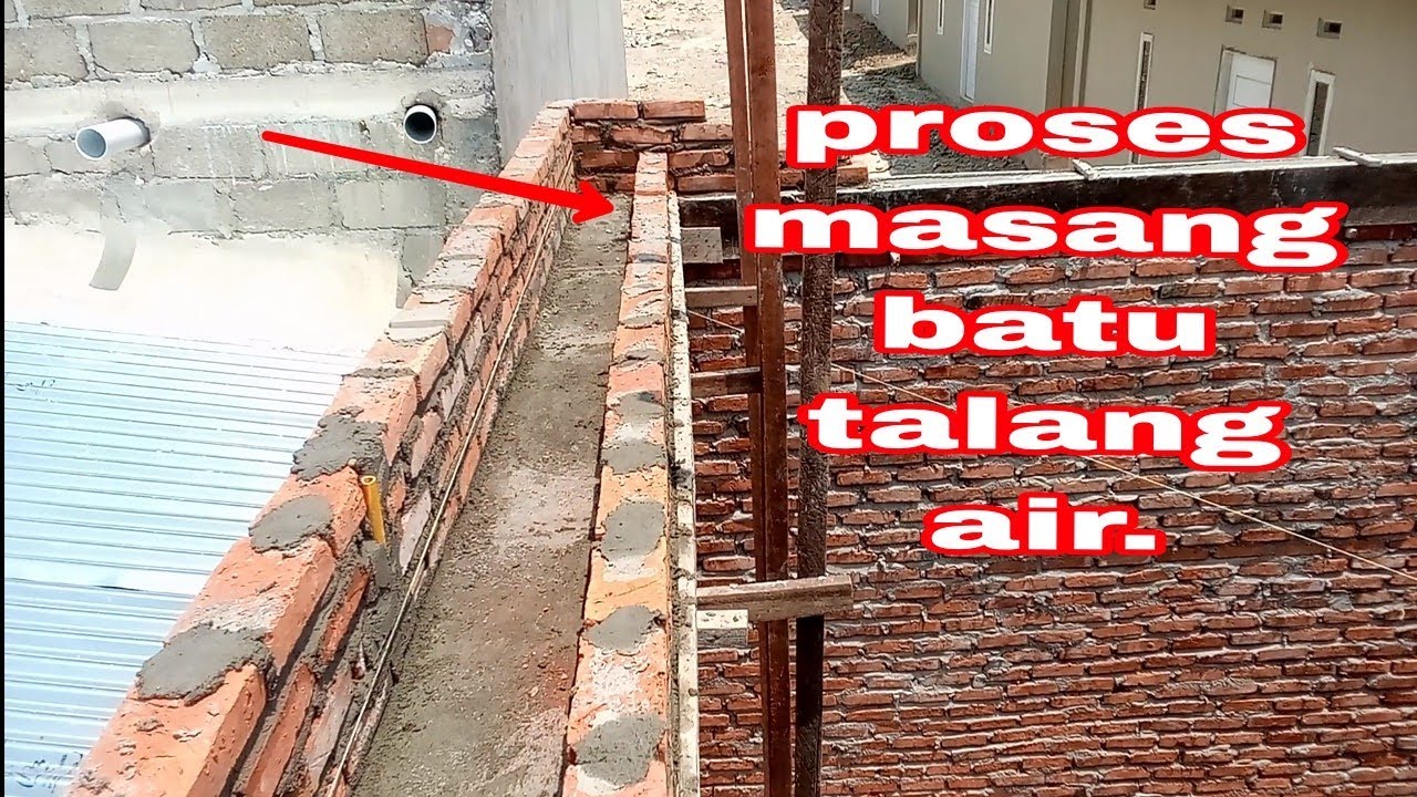 proses masang batu talang air.
