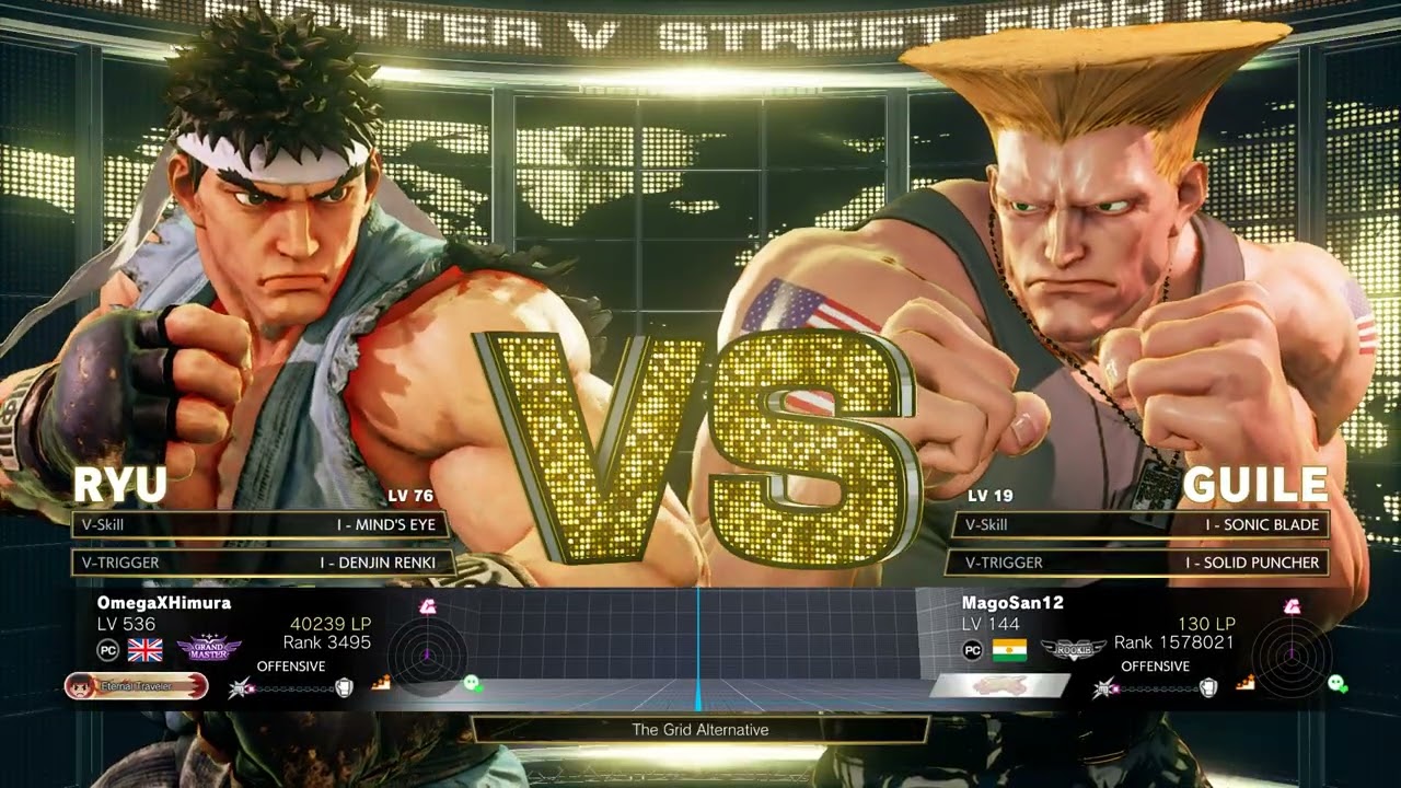 Street Fighter V omegaxhimura vs magosan12