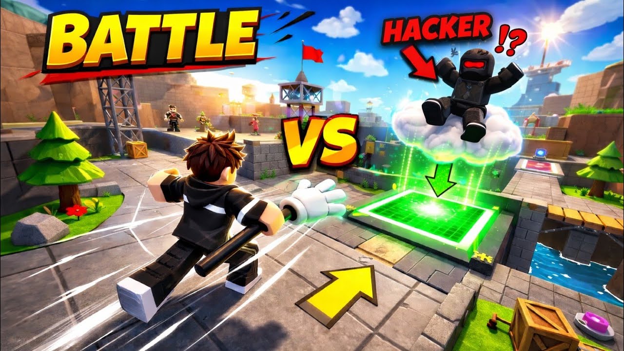 Ich spiele heute slapper battle in Roblox