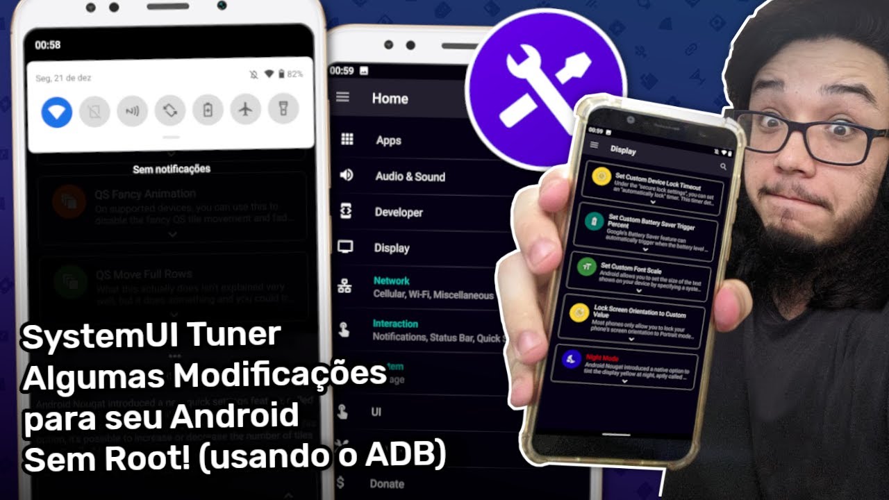 SystemUI Tuner - Modificando alguns comportamentos do seu Android sem Root! (precisa do ADB!)