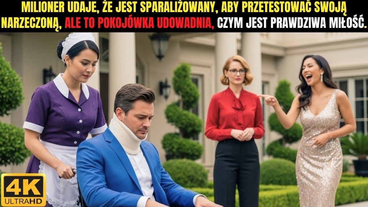 Milioner udaje, że jest sparaliżowany, aby przetestować swoją narzeczoną, ale to pokojówka udowadnia