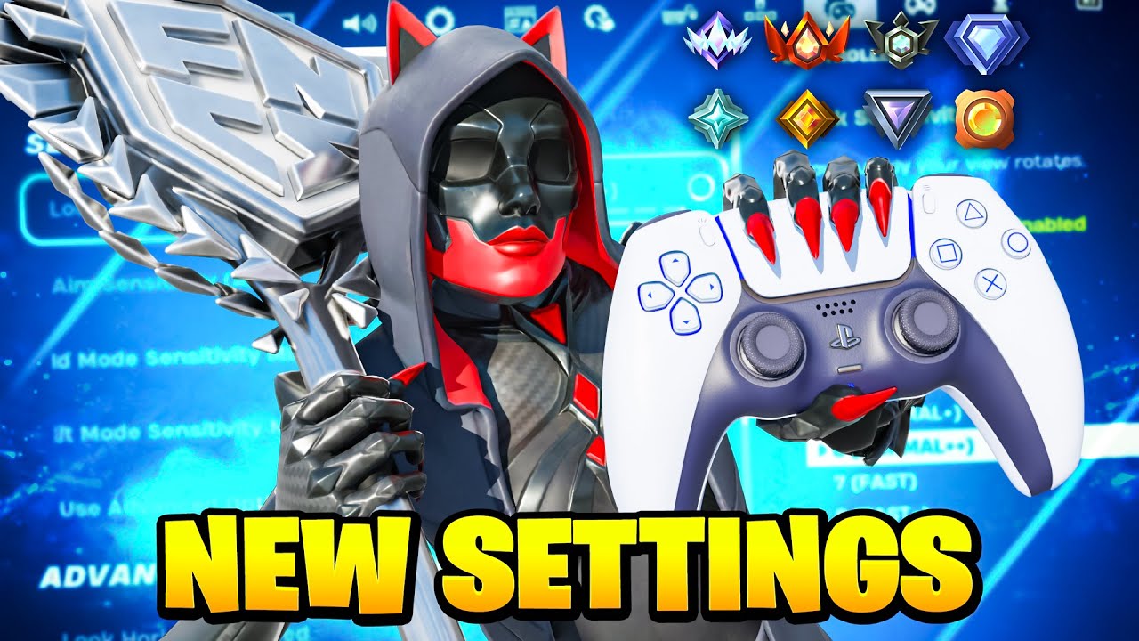 NEW Best Controller SETTINGS & Sensitivity for Ranked Reload (Fortnite Tutorial)