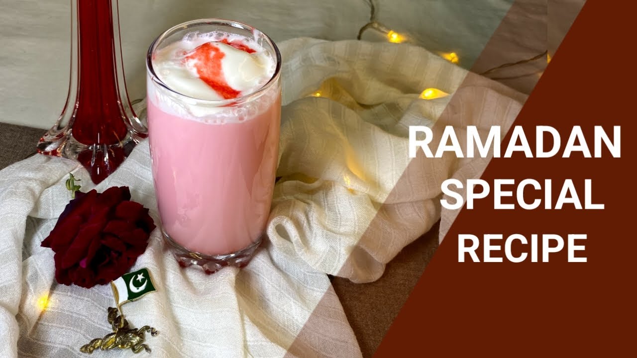 Rooh Afza Recipe | Ice Cream Milkshake Recipe In Pakistani Style | Ramadan Special Iftar Recipes