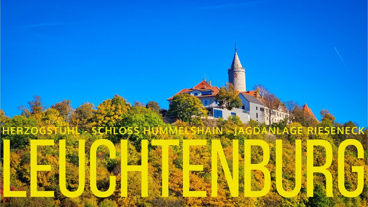 🇩🇪 LEUCHTENBURG - 22 km Wanderung zum Herzogstuhl - Jagdanlage Rieseneck Kahla Saale Holzland HIKE