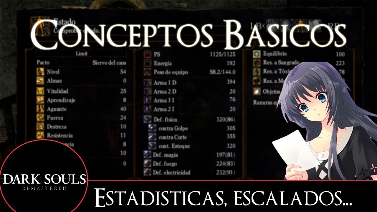 Guia Principiantes | Estadisticas, Daño de Armas, Humanidad... - Dark Souls Remastered