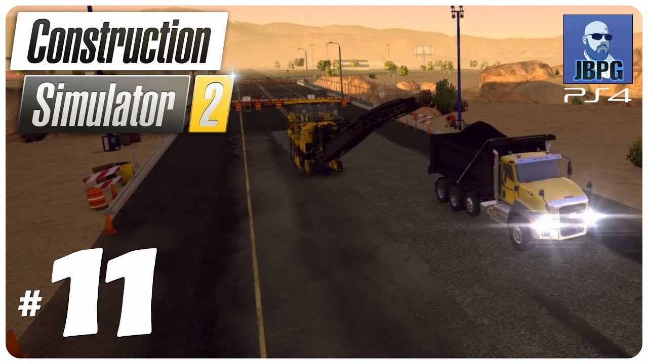 Construction Simulator 2 PS4 - Episode 11: Tearing Up Tarmac...