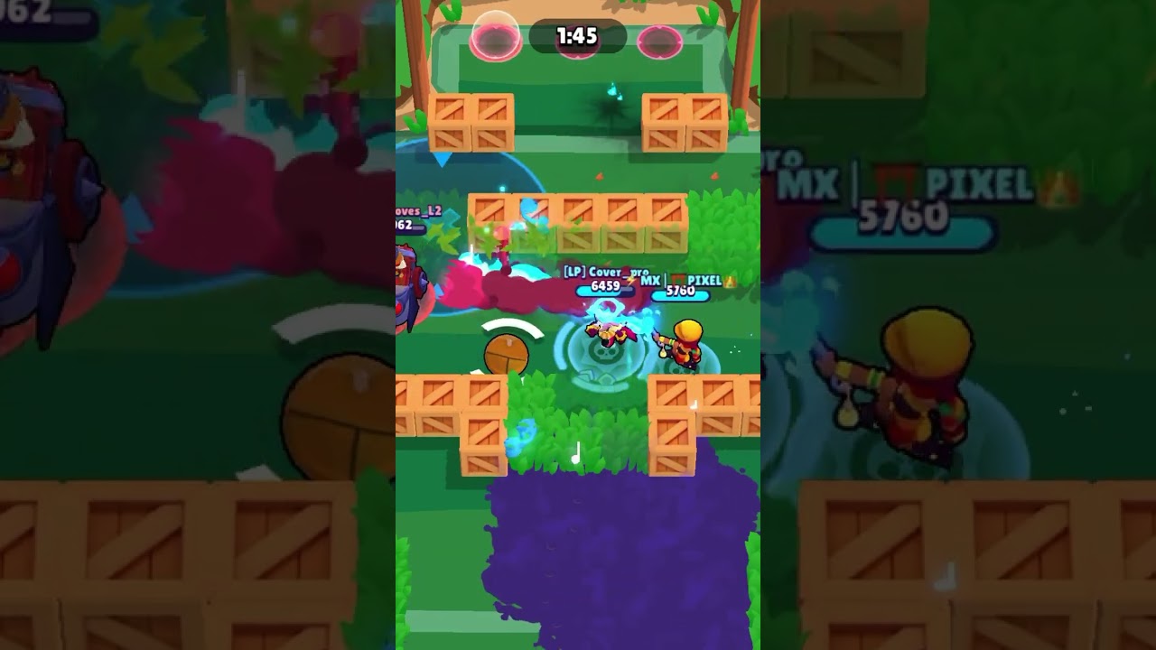 INTOUCHABLES ✋😎👌#brawlstars #op #satisfying #highlights #carry #ambre #brawball #strategy #funny