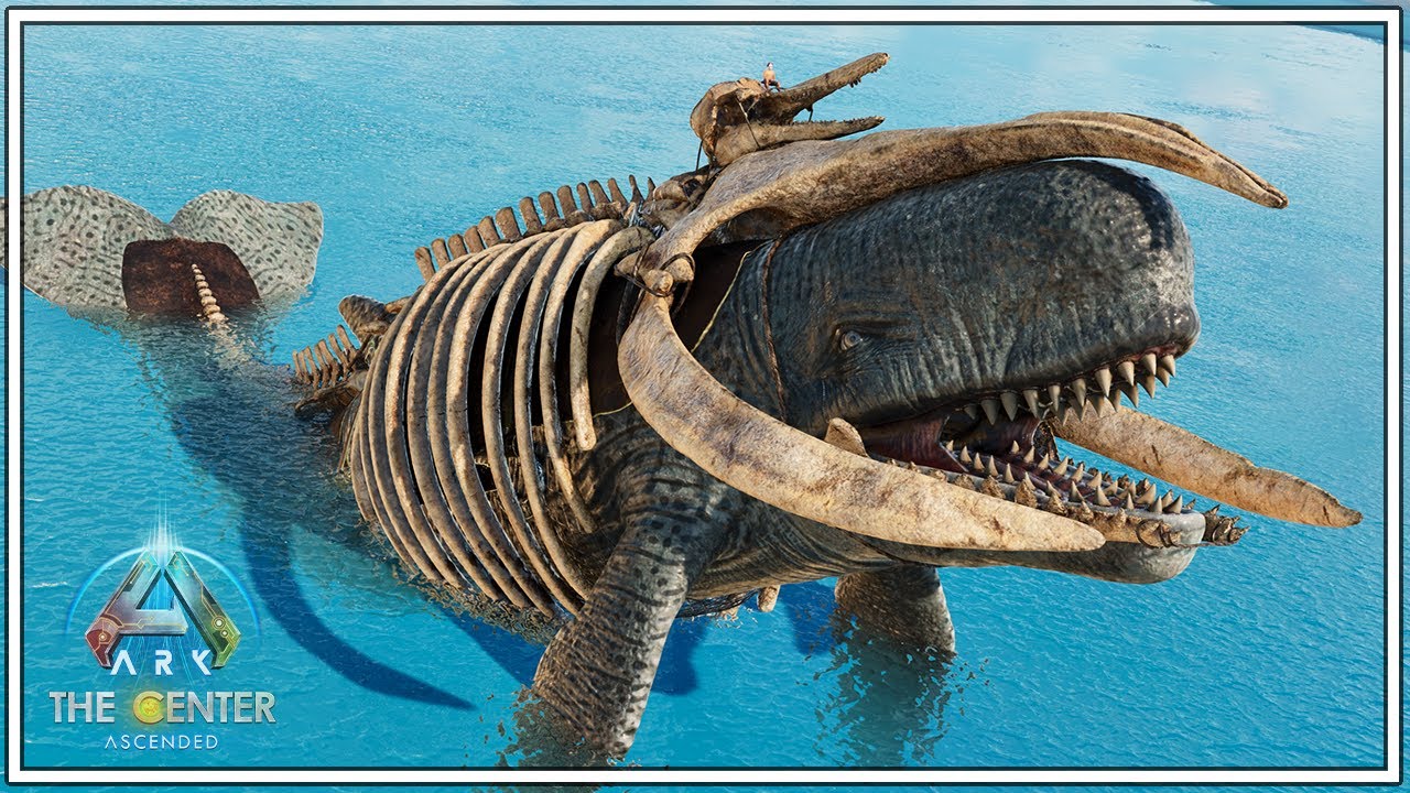 The Giant Ark Leviathan Has A New Bone Saddle Upgrade !! | ARK The Center [Episode 62]