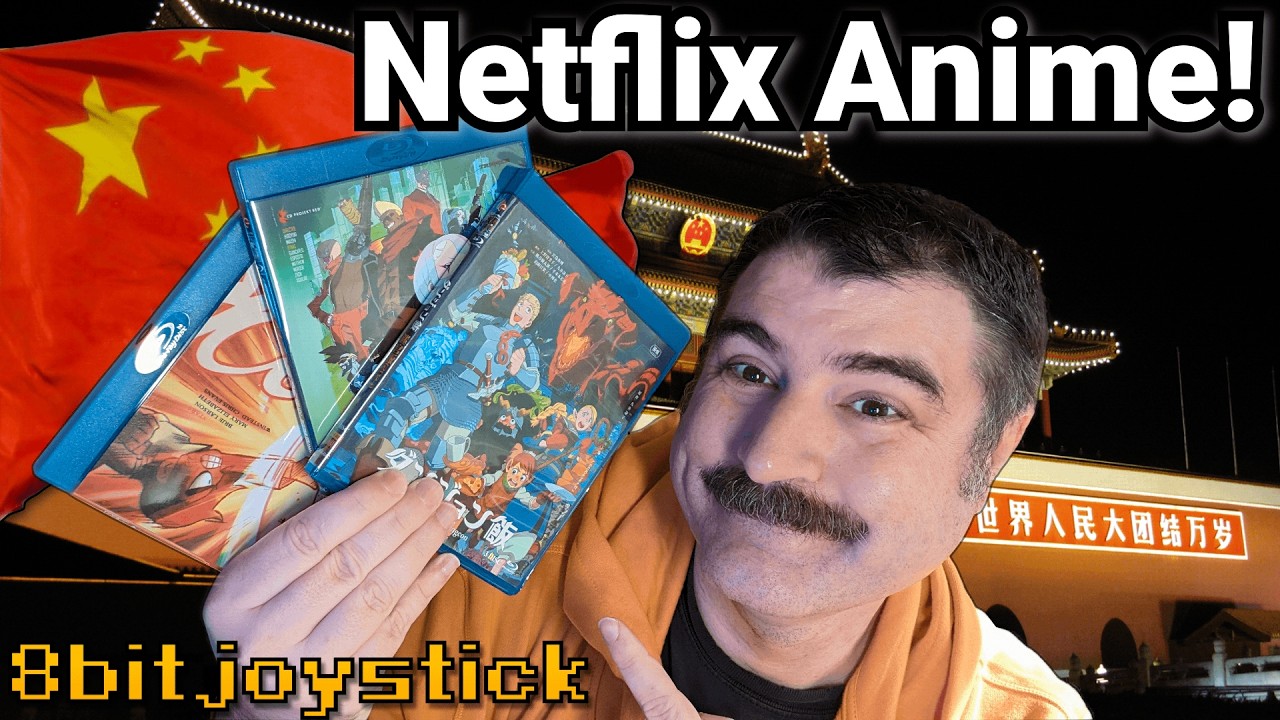 I bought Netflix anime Blu-Rays from CHINA legally!