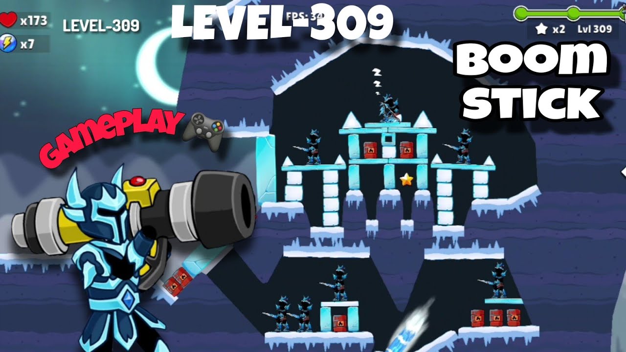 Boom stick level-309 gameplay #gameplay #boomstick #newupdate #stick #gaming #gamer #androidgames 
