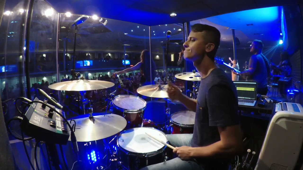 Estamos de Pé | Marcus Salles | Fábio Martins - Drum Cam