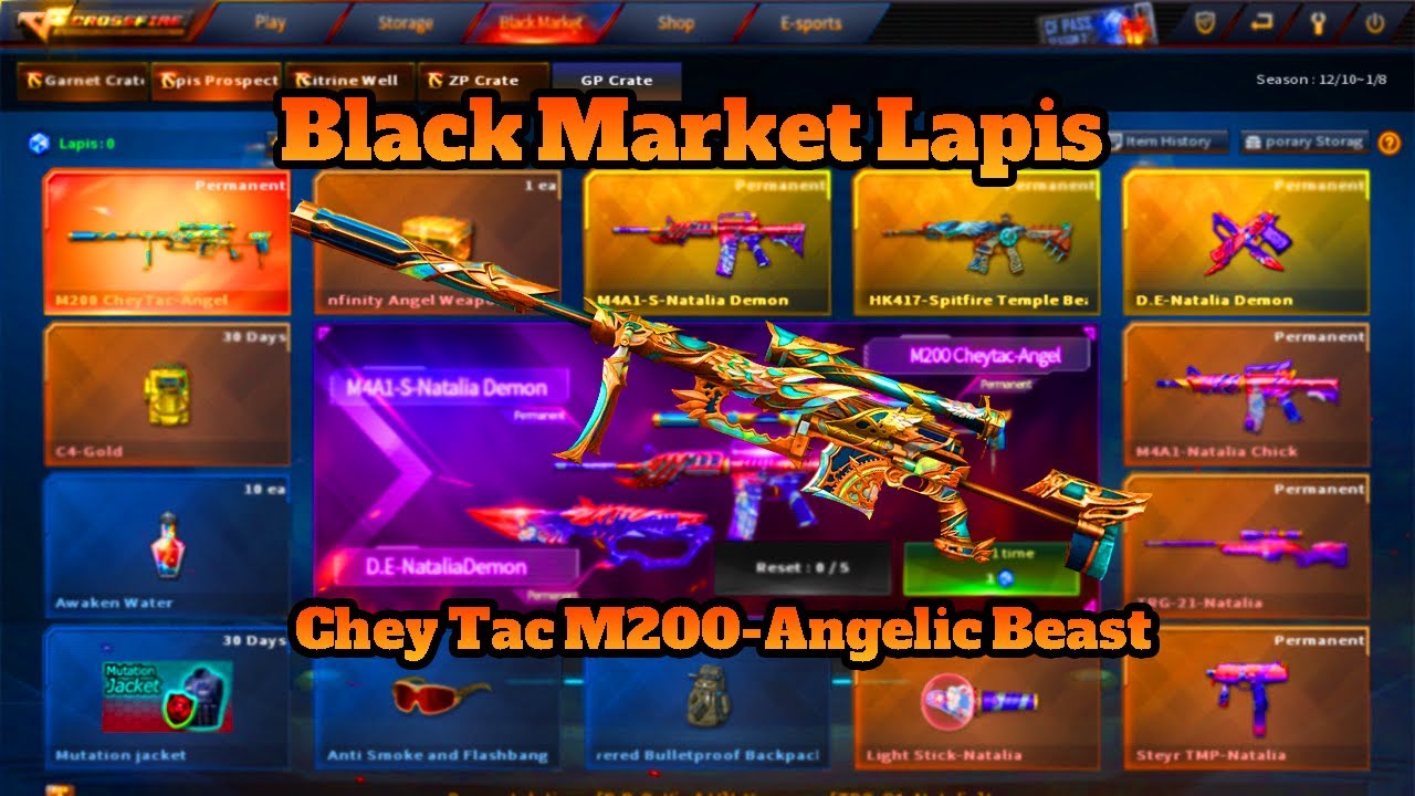 Crossfire West: Black Market Lapis Winning Complete Wepons ❤