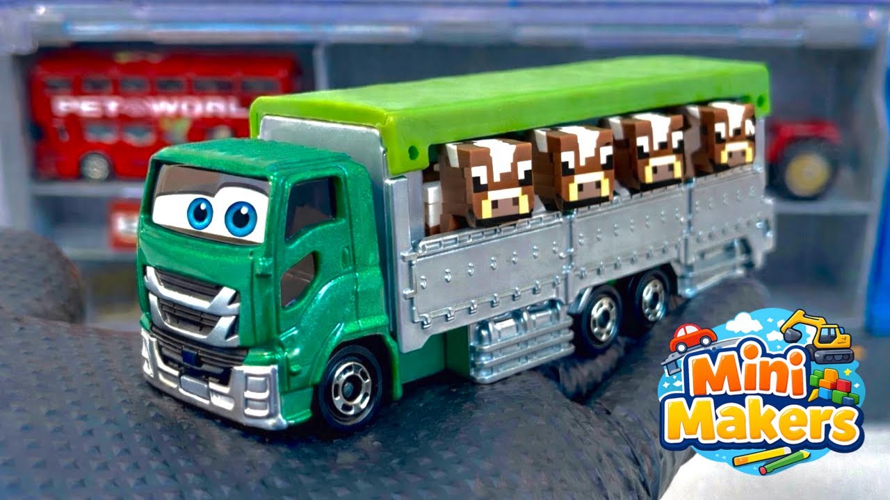 New Toy Car Transform! Into a Robot!? 新しいトミカが変形！ロボットに変身！？
