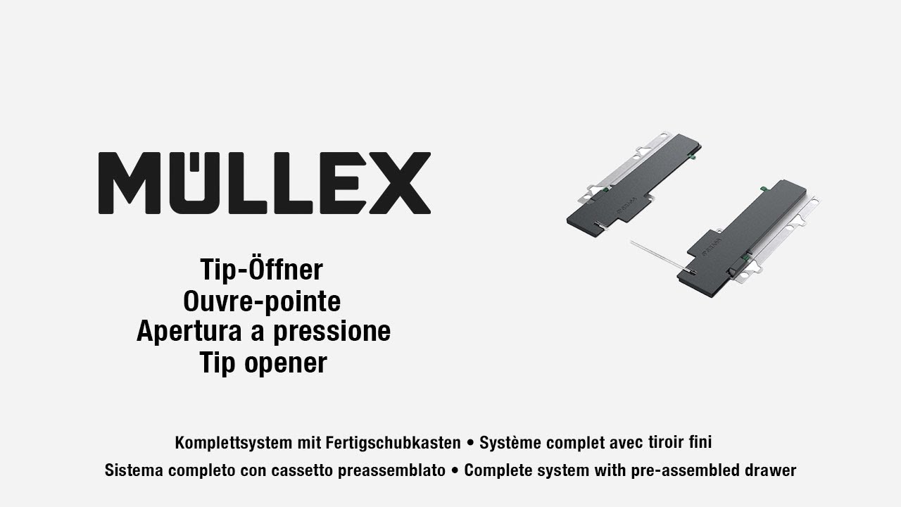 M&uuml;llex Tip-&Ouml;ffner