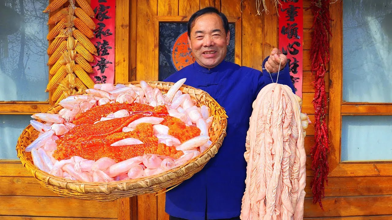 Рыбьи потроха + свиные кишки?! Острая похлёбка, которую не забудешь! | Дядя Сельский Гурман