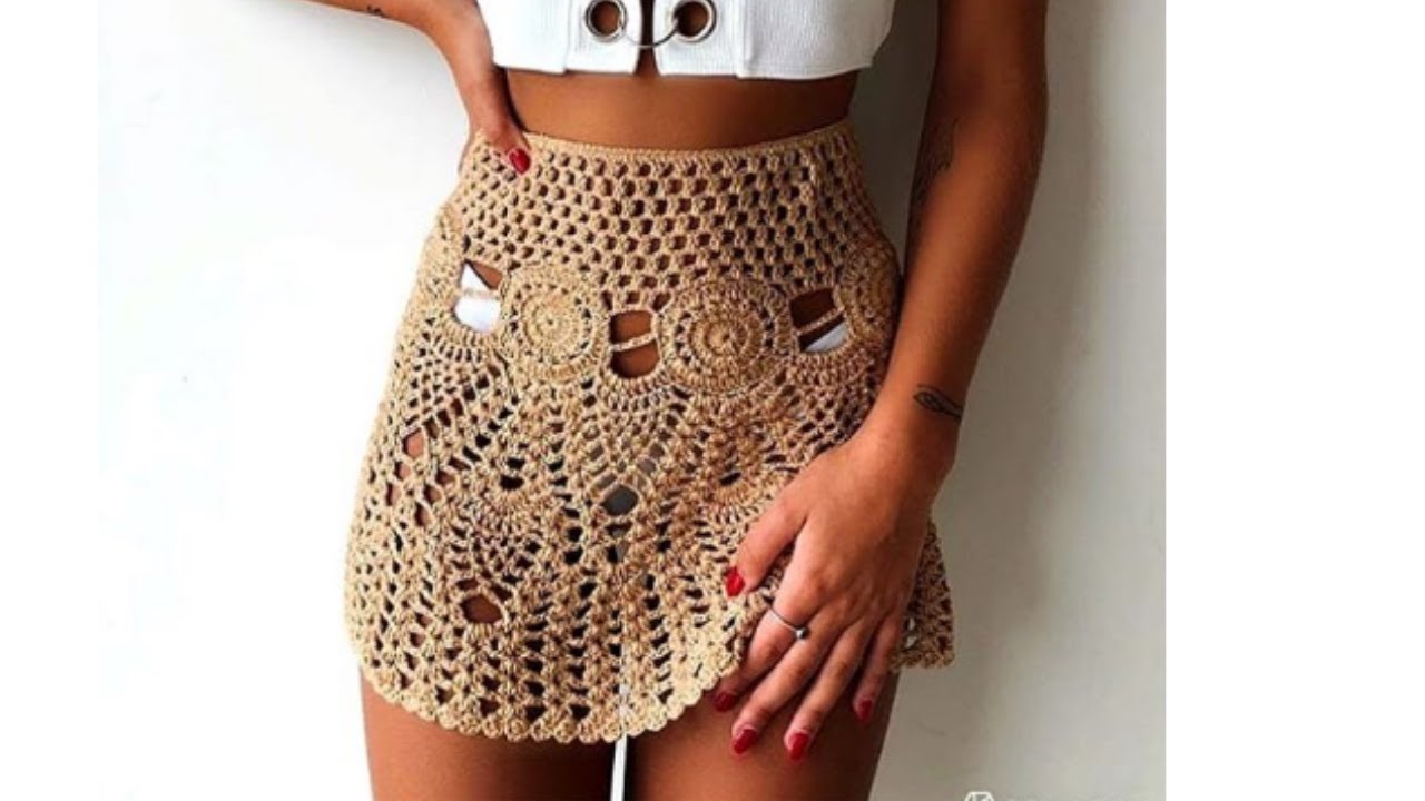 ЮБКА ИЗ КРОШЕТА EASY SUMMER 2020 ШАГ ЗА ШАГОМ НАЧИНАЮЩИХ (СУБТИТРАЛЬНЫЕ НЕСКОЛЬКО ЯЗЫК)
