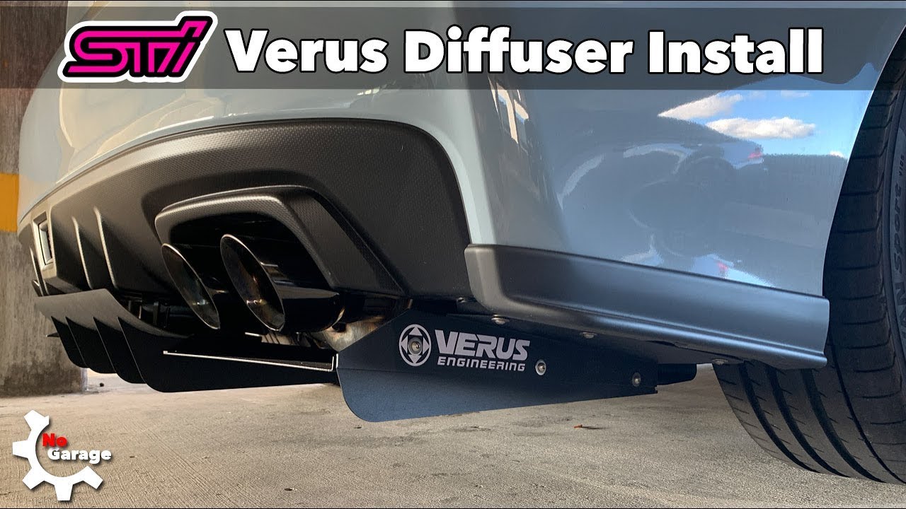 Установка диффузора STI True