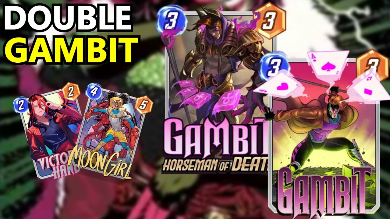 MARVEL SNAP INDONESIA - GAMBIT 1 AJA NYEBELIN, SEKARANG ADA 2?! DOUBLE GAMBIT VICTORIA HAND DECK