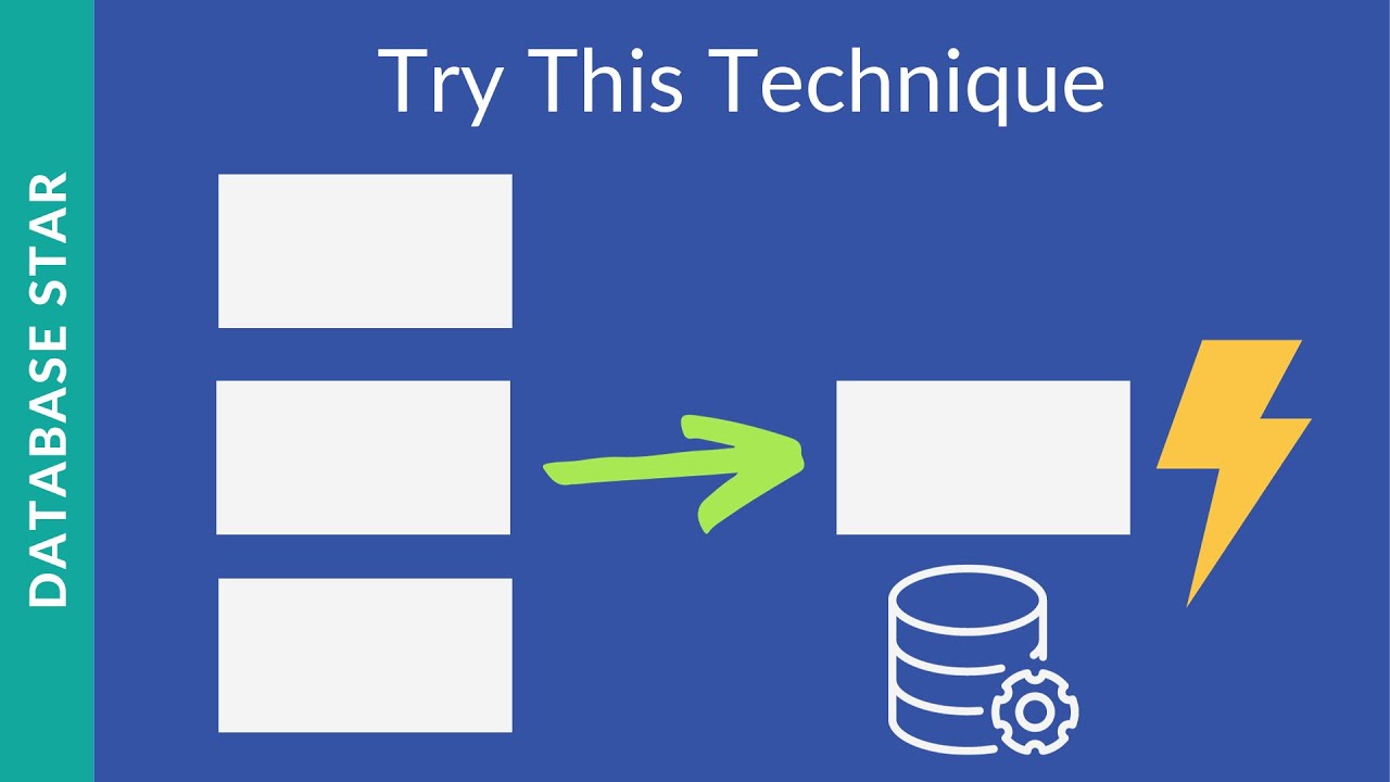 Попробуйте этот метод для ускорения сложного SQL-запроса