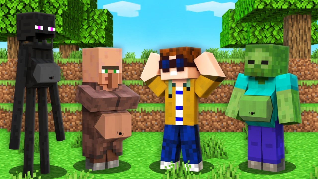 Alle MOBS WERDEN SCHWANGER in Minecraft!