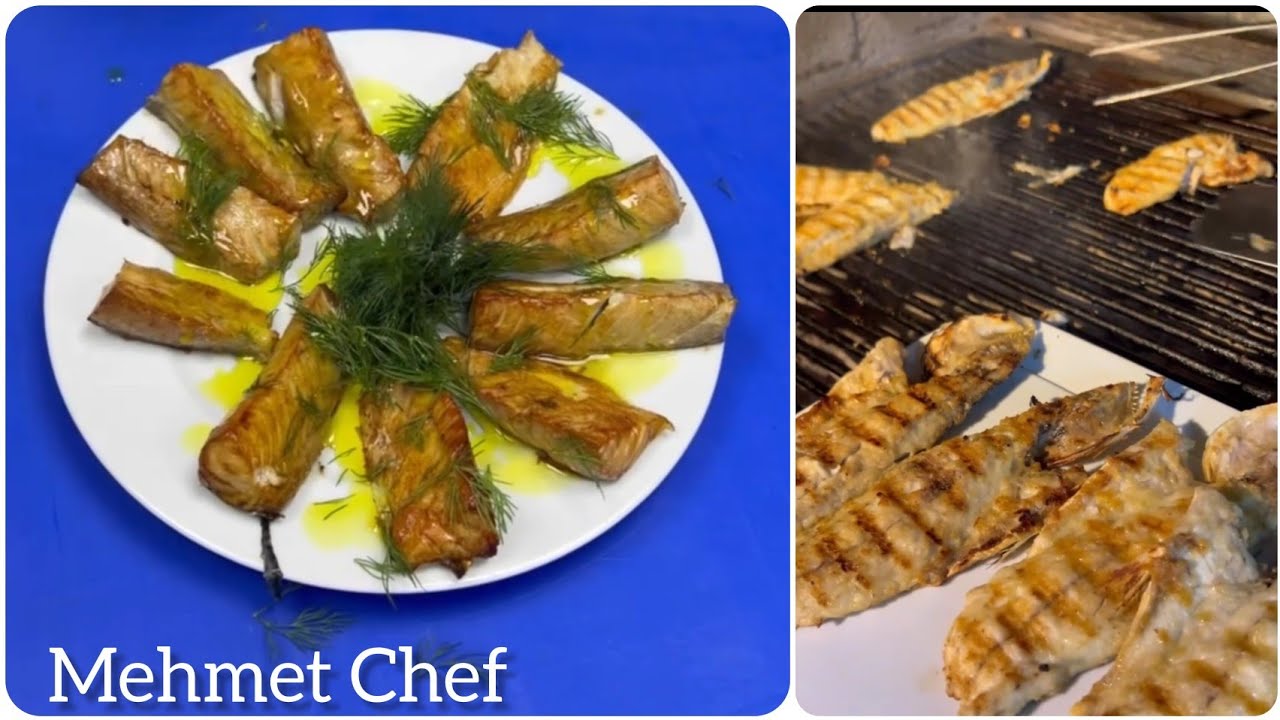 Mezgit Tava & Lüfer Izgara Fried Whiting & Grilled Bluefish