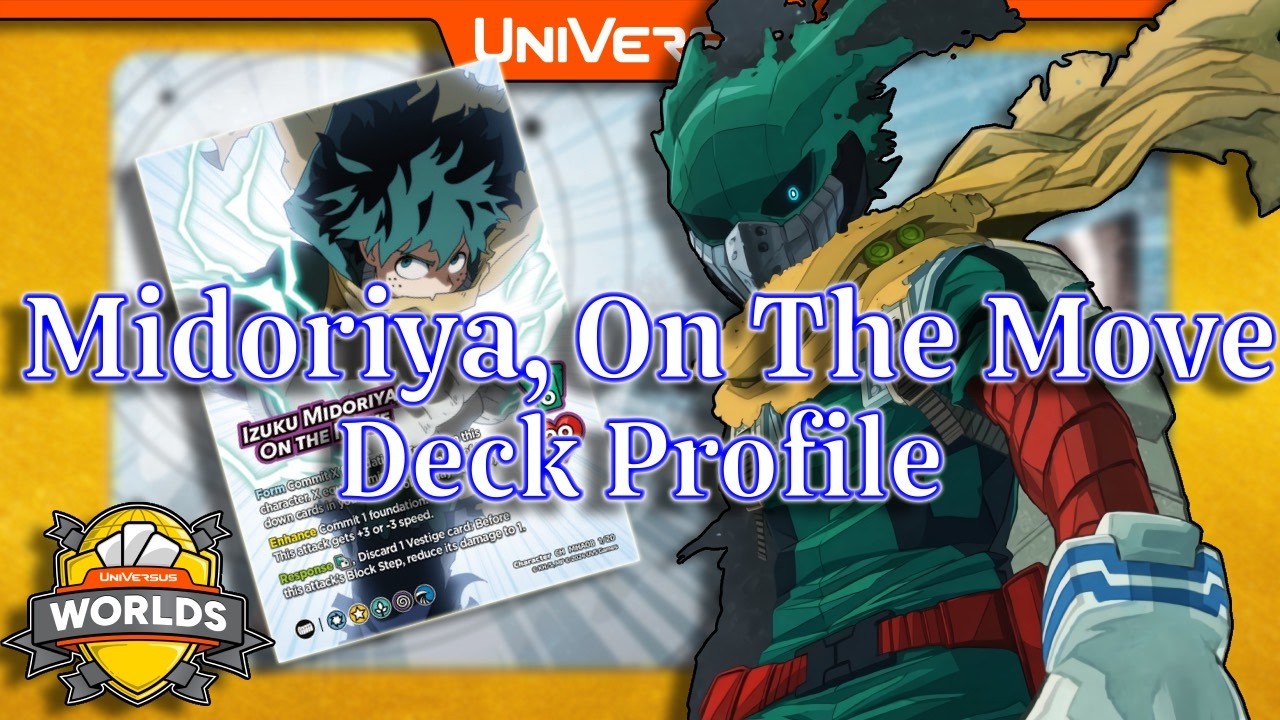 Universus: Deck Profile Midoriya On The Move Air  #universus #myheroacademia