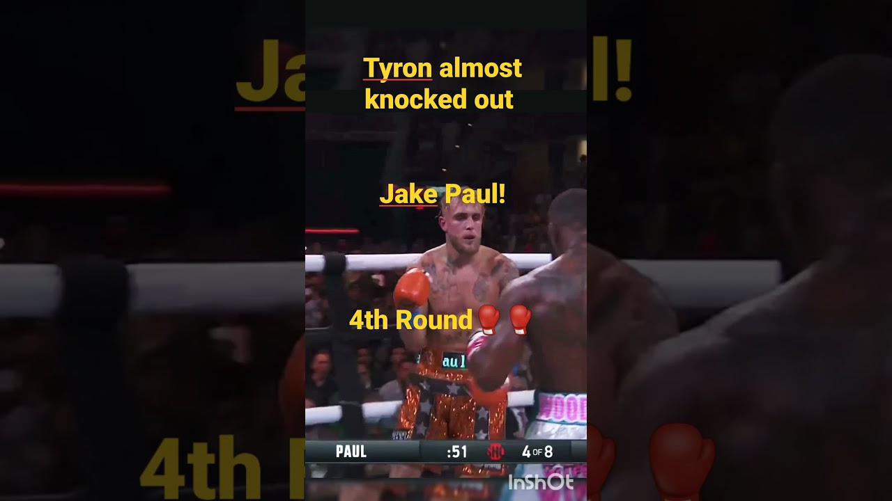Tyron Woodley almost knocked out Jake Paul in the 4th round @showtime  @shorts @JakevsTyron