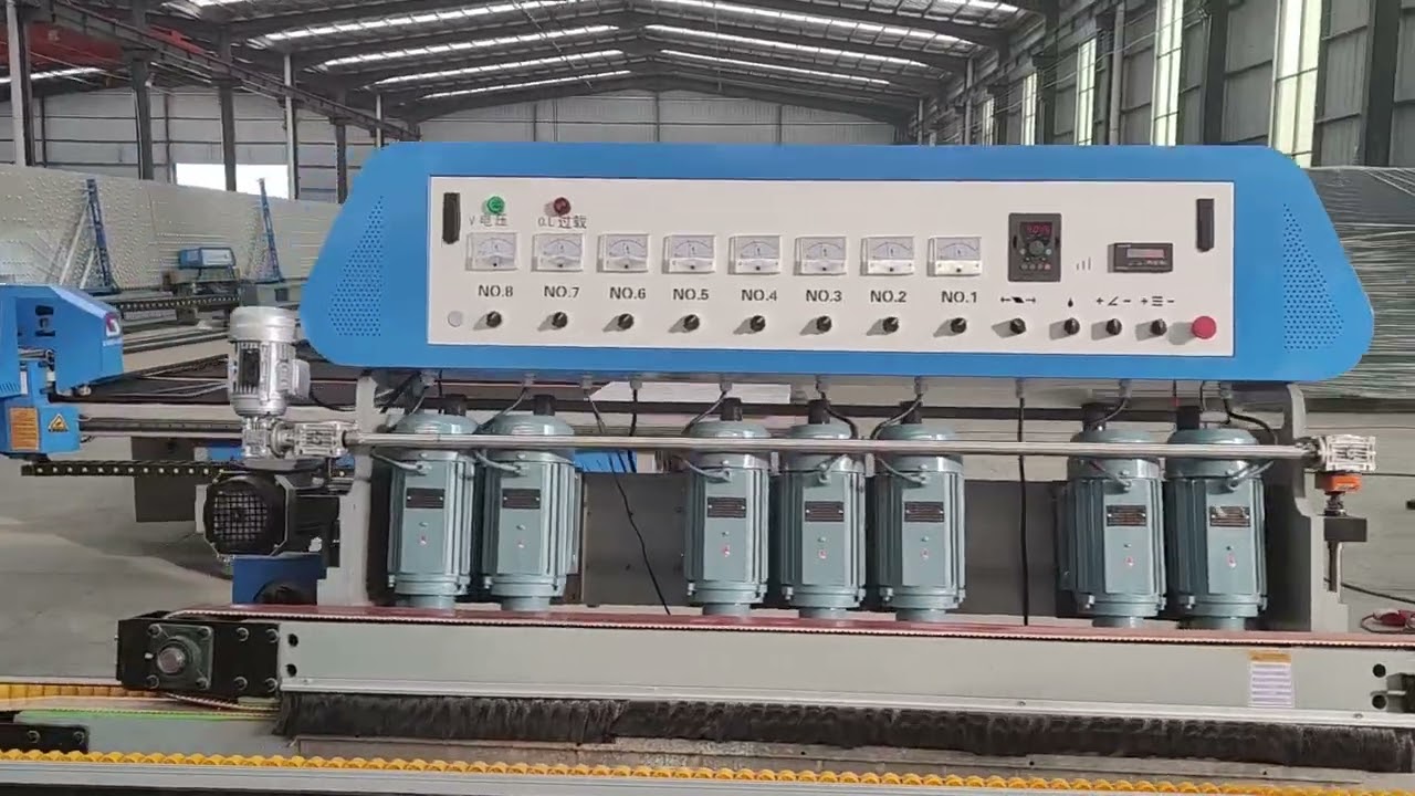 Full video glass Beveling machine , glass polishing machine #glass #machine #youtubeshorts #mirror