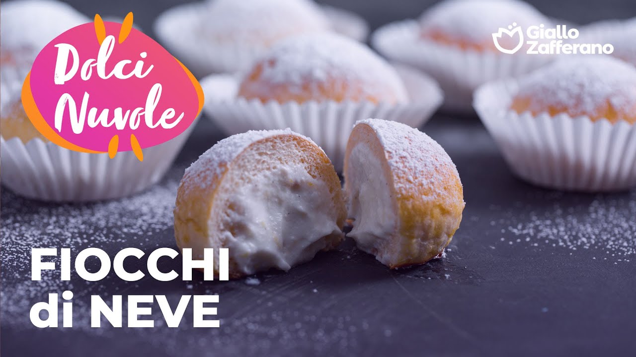 FIOCCHI di NEVE: morbidissimi DOLCETTI di NAPOLI😋☁🤍🤩