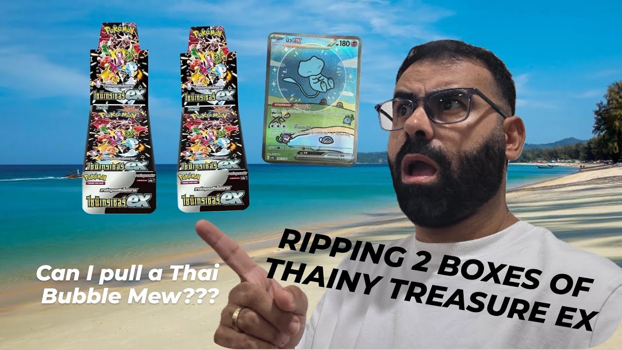 2 BOXES OF THAI SHINY TREASURE EX - DID I PULL A THAI BUBBLE MEW???