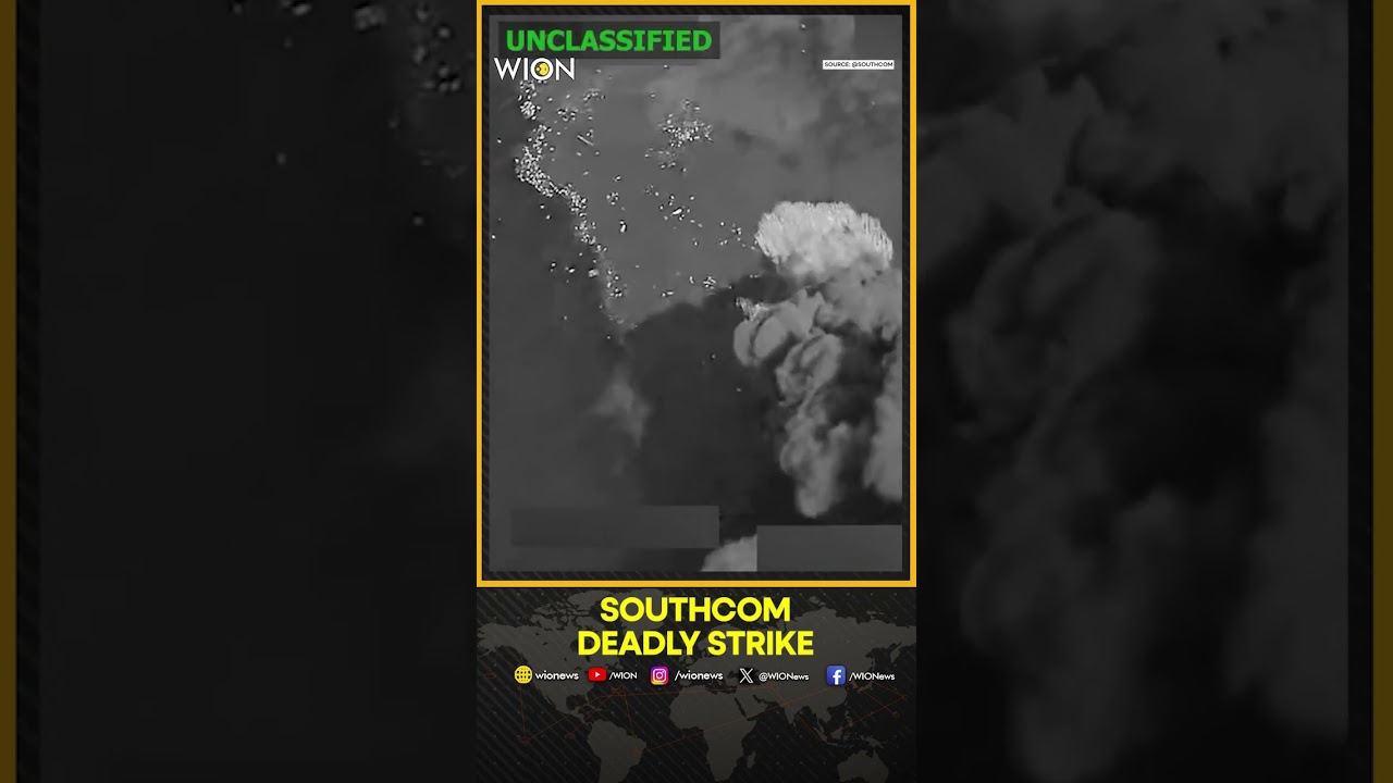 SOUTHCOM Conducts Lethal Strike, Kills 3 Narco-Terrorists In Major Operation | Shorts