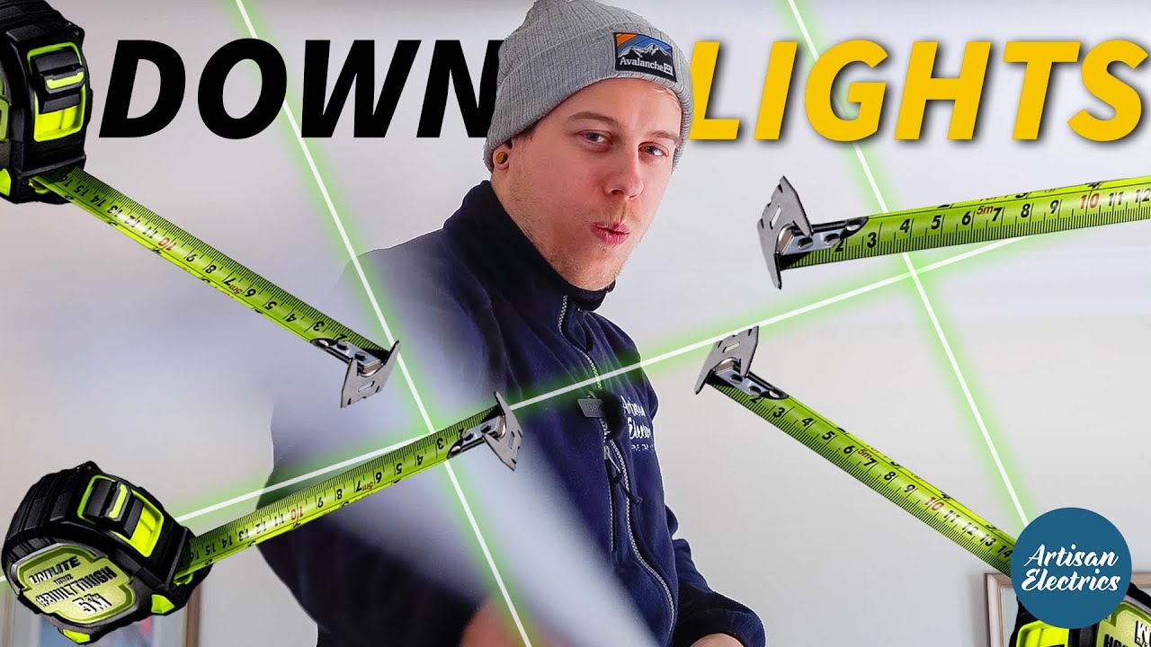 A DAY OF DOWNLIGHTS, LASERS & TAPE MEASURES! - Electrician Life