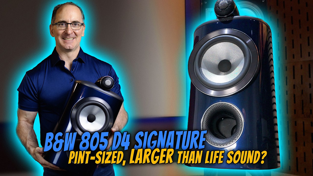 Обзор полочной акустики Bowers & Wilkins 805 D4 Signature!