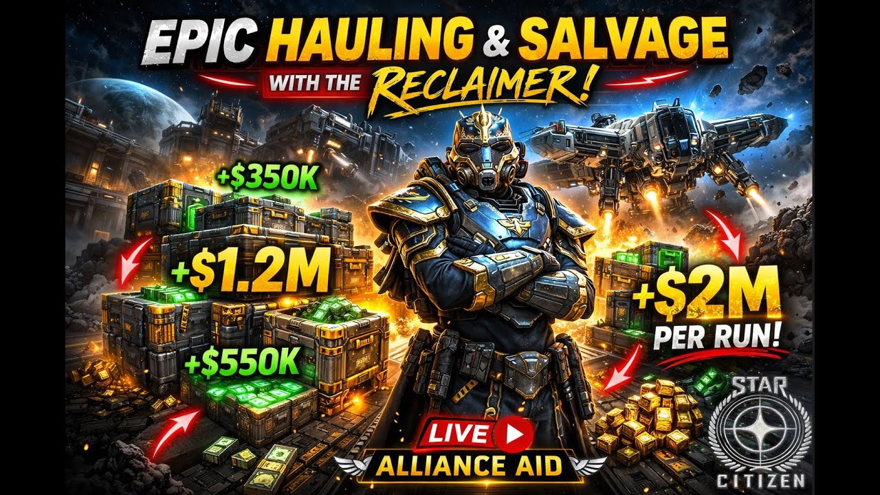 Star Citizen LIVE 4.6 Turning scrap into millions Reclaimer