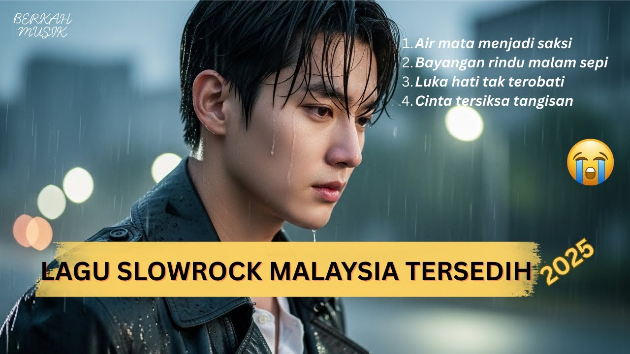 Slow Rock Malaysia Sedih 💔 Tangisan Rindu & Luka Hati Tak Terobati | Lagu Galau Menyentuh Hati