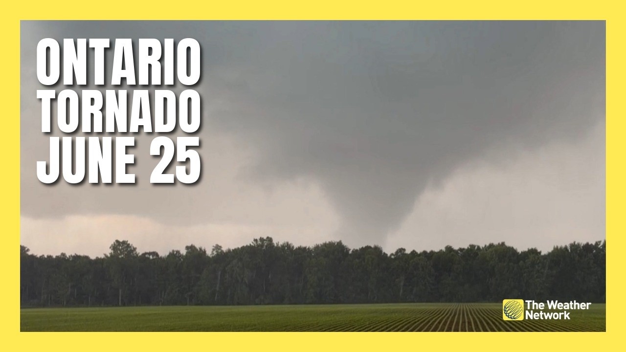 Confirmed Ontario tornado caught on camera Thursday evening | #tornado