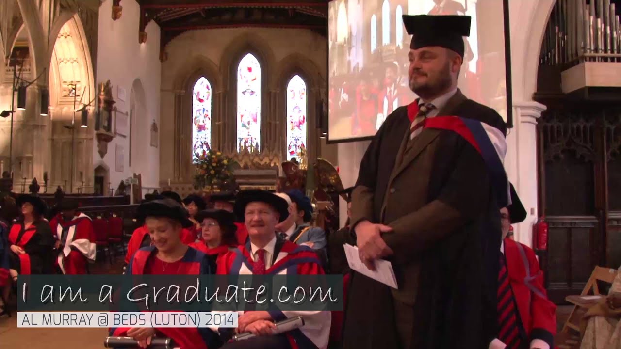 Al Murray receives honorary degree at the University of Bedfordshire