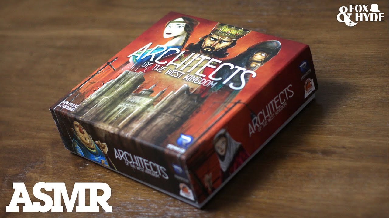 ASMR Board Game Architects of the West Kingdom from Garphill Games